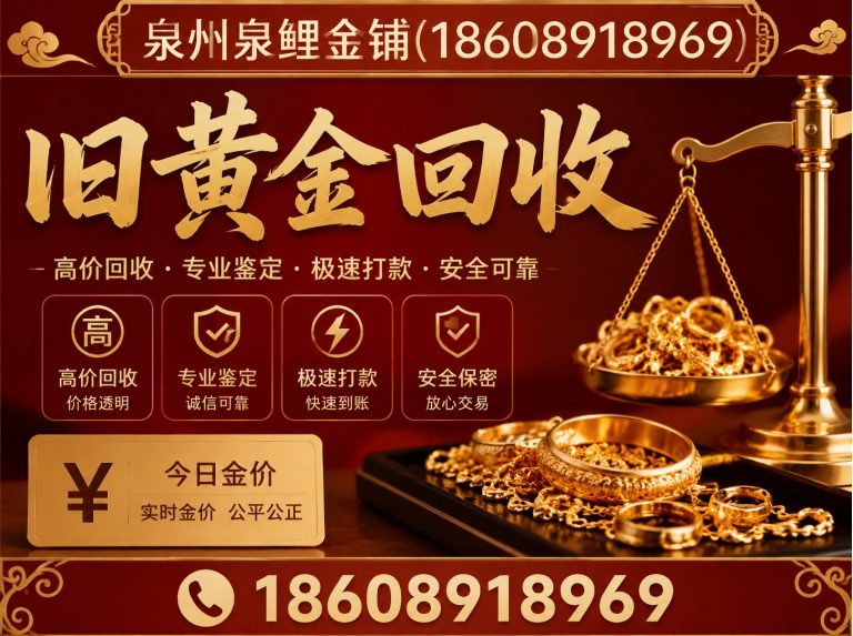 泉州高价回收黄金展示图